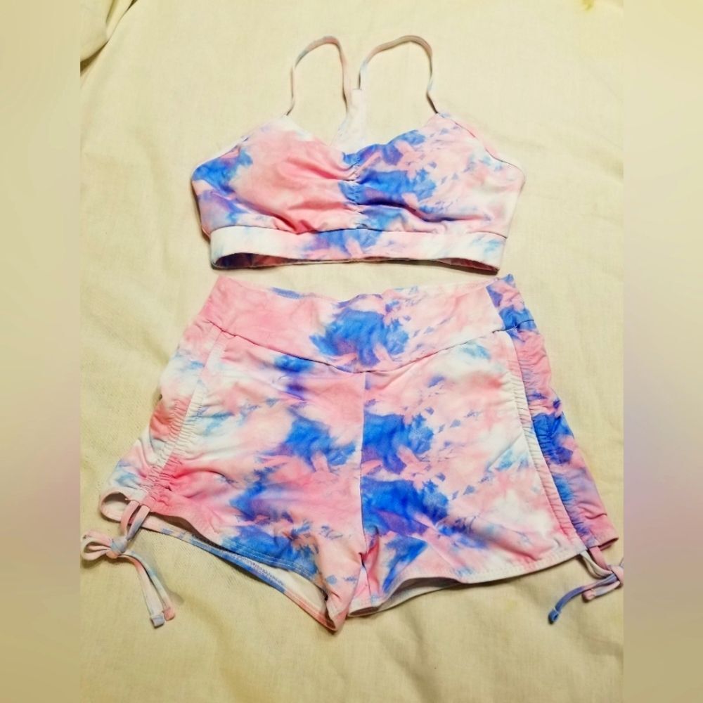 3/30 - 2 pc boyshort swim set. exercise gym beach sport volley ball Zumba yoga …